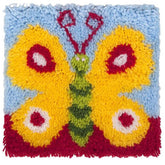 Embroidery Crafts DIY Making 12''x12'' Latch Hook Rug Kits with Tool